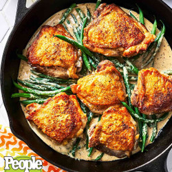 Michael Silverstein's Rosemary-dijon Chicken With Haricots Verts