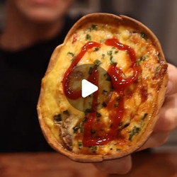 Tortilla Quiche Boats With 30g Protein
