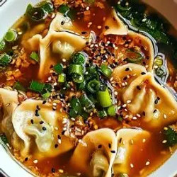 Easy Asian Dumpling Potsticker Soup Recipe