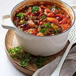 Morrocan Vegetable Tagine - Easy One-pot Recipe