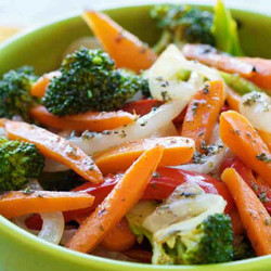 Ranch Stir-fried Carrots And Garden Vegetables