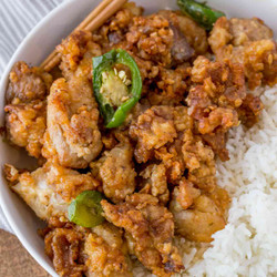 Crispy Hawaiian Garlic Chicken