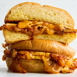 Egg and Kimchi Sandwich