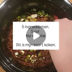 Sticky Hoisin Beef Uit De Slowcooker