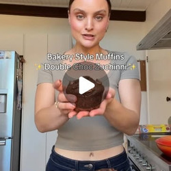 Double Choc Zucchini Muffins