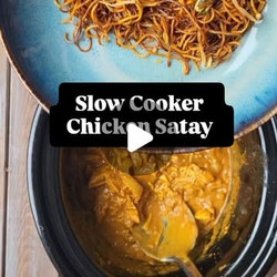 Slow Cooker Chicken Satay