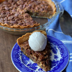 Southern Maple Pecan Pie