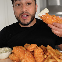 Spicy Fish &amp; Chips | The Golden Balance