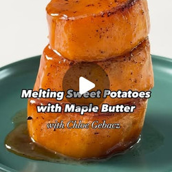 Melting Sweet Potatoes With Maple Butter