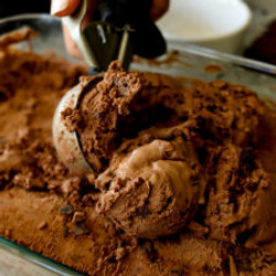 Homemade Chocolate Brownie No Churn Ice Cream Recipe