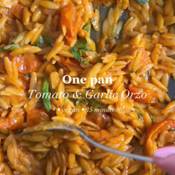 Tomato &amp; Garlic Orzo