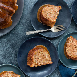 Apple Walnut Bundt Cake