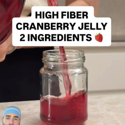 2 Ingredient High Fiber Fruit Jelly