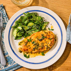 Chicken Paillard (chicken With Lemon-herb Butter Sauce)