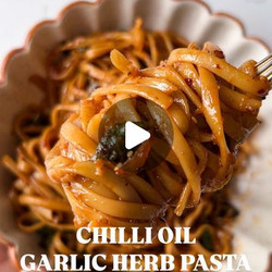 Chilli Oil Basil Pasta