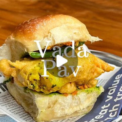 Bombay Vada Pav With Garlic Chutney