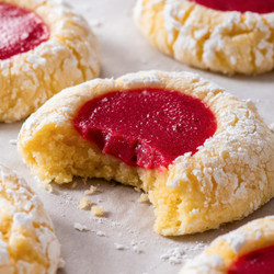 Raspberry Curd Lemon Cookies (gluten Free)