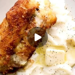Cheesy Garlic Stuffed Chicken