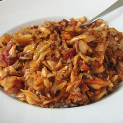 Spicy Unstuffed Cabbage