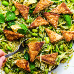 Asian Slaw With Sesame Tofu
