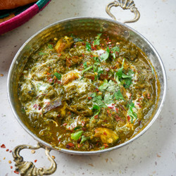 Palak Paneer (mit Halloumi)
