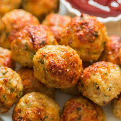 Baked Chicken Meatballs