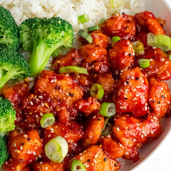 Korean (gochujang) Tofu Rice Bowls
