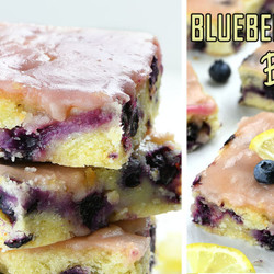 Blueberry Lemon Blondies