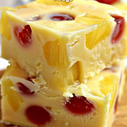 Pineapple Upside Down Cake Fudge