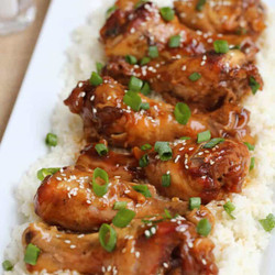 Slow Cooker Honey Garlic Chicken Legs