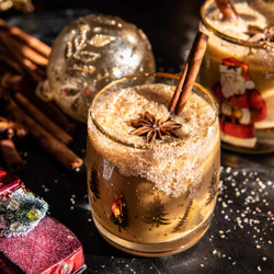 Christmas Vacation Dirty Chai Cocktail (with mocktail)