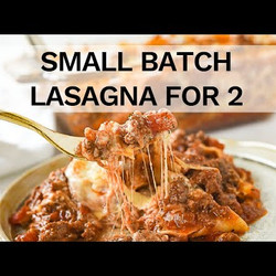 Lasagna For Two