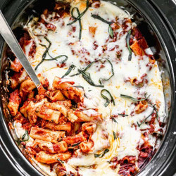 Crock Pot Baked Ziti