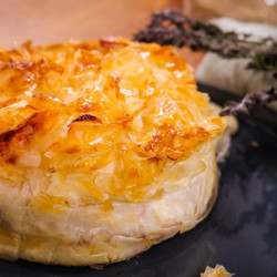 Camembert Croustillant À La Confiture De Mûres