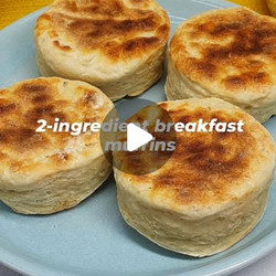2-ingredient Breakfast Muffins