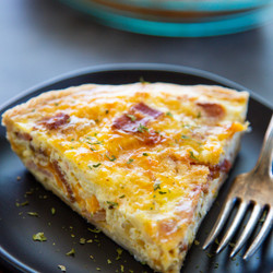 Easy Bacon And Cheese Quiche