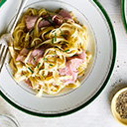 Tasty Ham Tagliatelle