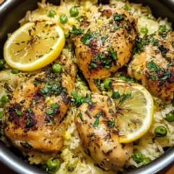 One-pan Lemon Herb Chicken &amp; Rice