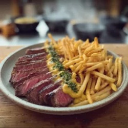 Steak Frites With Cowboy Butter