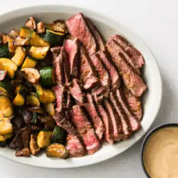 Japanese Steakhouse Steak And Vegetables