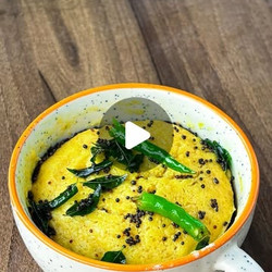 2 Minute Mug Dhokla
