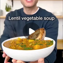 Lentil Vegetable Soup (easy Recipe)