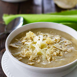 Green Chicken Enchilada Soup