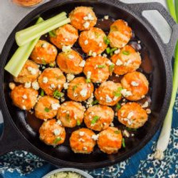 Whole30 Baked Buffalo Chicken Meatballs