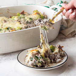 Creamy Beef And Broccoli Casserole