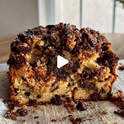 Brown Butter Chocolate Chip Crumb Loaf Cake