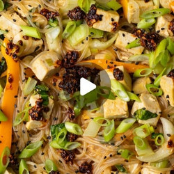 Creamy Miso Noodles With Tofu