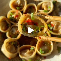Hot &amp; Sour 'pork' Dumplings
