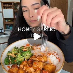 Honey Garlic Tofu