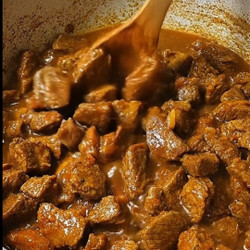 Carne Guisada With Homemade Flour Tortillas